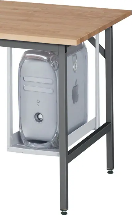 PC-Halter H500xB150-230mm lichtgrau Stahlbl.RAU Top-Preis