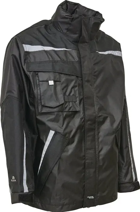 Regenjacke WORKING XTREME Gr.M schwarz ELKA RAINWEAR Preisreduziert
