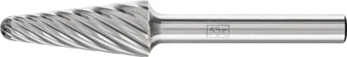 Frässtift KEL D.12mm Kopf-L.30mm Schaft-D.6mm HM Verz.INOX PFERD Expressversand