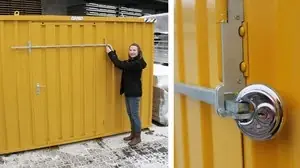 Diebstahl-Verriegelung 2 flg Tür (1550 mm) Neuheit
