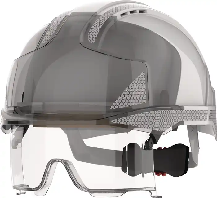 Online Kaufen Industriehelm EVO® VISTAlens® weiß/smoke ABS EN 397,EN 50365 JSP