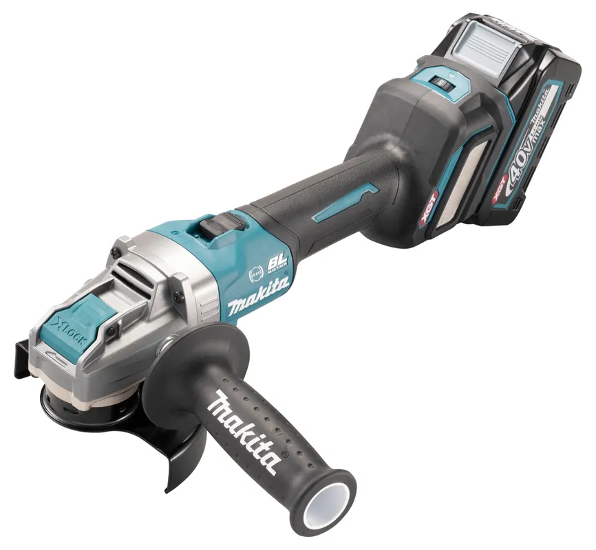 Mega-Angebot Makita 40V X-Lock Akku-Winkelschleifer GA041G mit 2 Akkus und Ladegerät in MAKPAC Gr.4