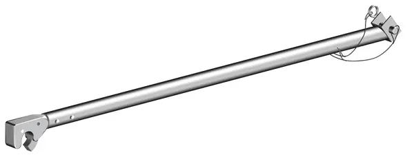 Layher Treppengeländer 1,20 Meter aus Aluminium BG-Bau gefördert Günstig