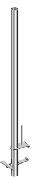 Layher Geländer-Befestigungsstiel 1,20 Meter aus Aluminium Begrenztes Angebot