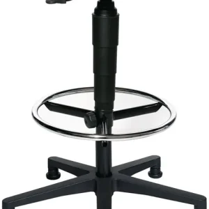 Drehhocker m.Gleiter Kunstlederpolster schwarz Sitz-H.580-840mm TOPSTAR Saisonangebot