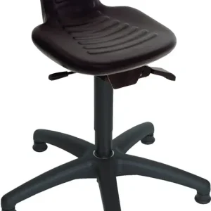 Drehhocker Bodengleiter PU-Schaum schwarz Sitz-H.420-610mm LOTZ Sonderaktion