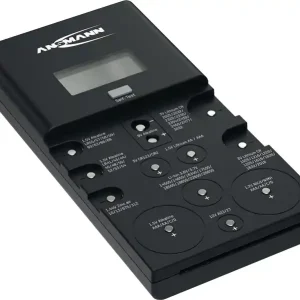 Batterie-/Akkutester f.Akkus u.Batterien 1x9V Blockbatt.ANSMANN Neu