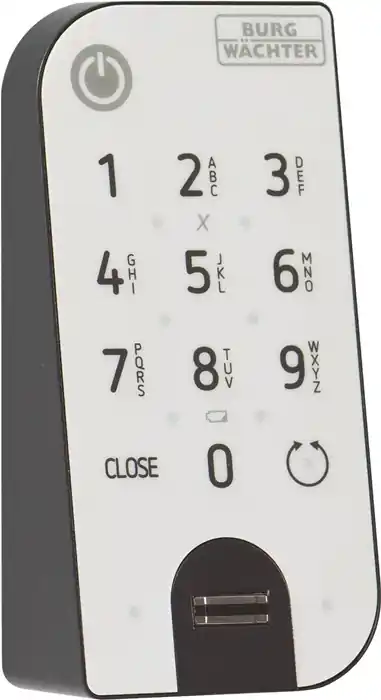 Preisknaller Tastatur 7712 Fingerprinttastatur anthrazit/weiß BURG-WÄCHTER