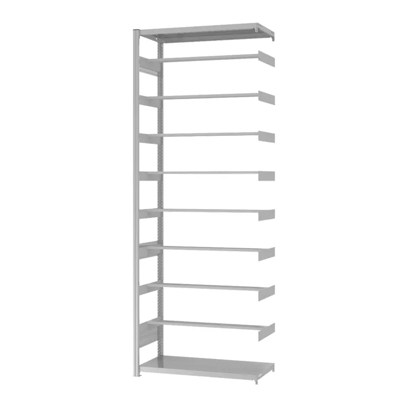 Sofort Bestellen hofe Anbau-Pendelheftregal für Einseitige Nutzung - Stecksystem ORION PLUS - 1000x300mm 2700mm RAL7035