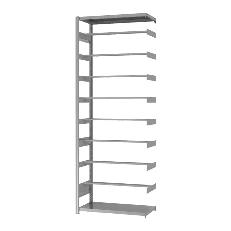 hofe Anbau-Pendelheftregal für Einseitige Nutzung - Stecksystem ORION PLUS - 1000x300mm 2700mm Verzinkt Nur Heute