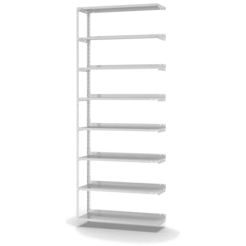Nur Für Kurze Zeit hofe Akten-Anbauregal für Einseitige Nutzung - Schraubsystem WR - 1000 x 300 mm2550 mm Winkelpfosten und Böden RAL7035 lichtgrau
