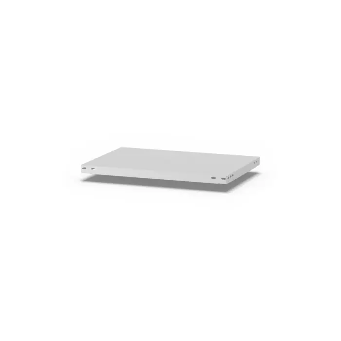 hofe Zusatzboden RAL7035 Lichtgrau inkl. 4 Fachbodenträgern 750x400mm - Fachlast 145 kg Abverkauf