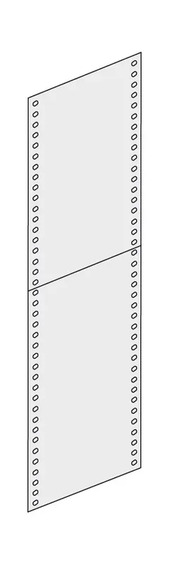 hofe Vollblech-Seitenwand für Beidseitige Nutzung - passend für: Höhe - 1750+2000mm, Bodentiefe - 600mm - lichtgrau Aktuell