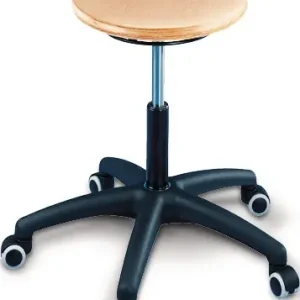 Drehhocker m.Rollen Buche natur Sitz-H.420-550mm Beliebt