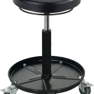 Super-Preis Montagehocker m.Rl.PU-Schaum schwarz Sitz-H.420-545mm MEY
