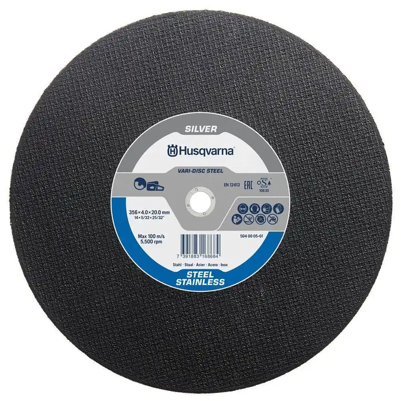 Beliebt Husqvarna Diamanttrennscheibe Vari-Disc Stahl - Ø 400 mm - Aufnahme Ø 20.0 mm