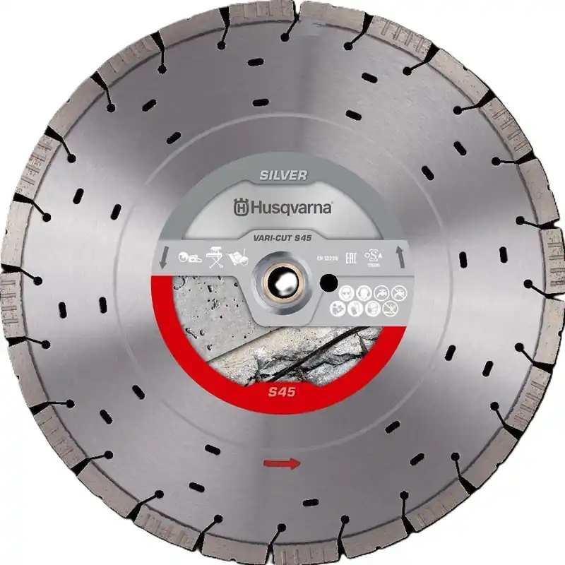 Expressversand Husqvarna Diamanttrennscheibe Vari-Cut S45 - Ø 300 mm - Aufnahme Ø 25.4/20 mm