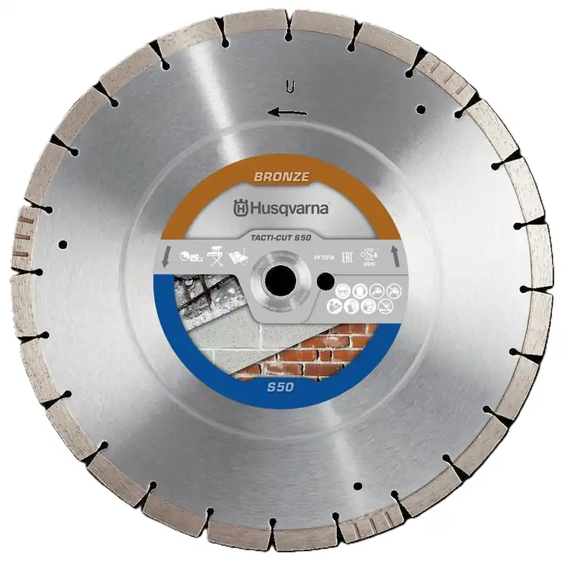 Heißes Angebot Husqvarna Diamanttrennscheibe Tacti-Cut S50+ - Ø 350 mm - Aufnahme Ø 25,4/20 mm
