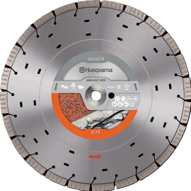 Beliebt Husqvarna Diamanttrennscheibe Vari-Cut S35 - Ø 400 mm - Aufnahme Ø 25.4/20 mm