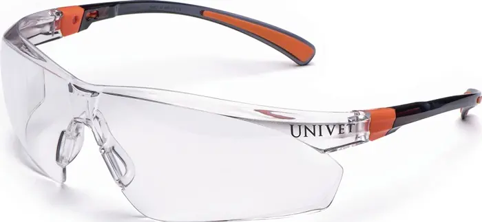 Schutzbrille 506 UP EN 166,EN 170 Bügel schwarz/orange PC UNIVET Letzte Chance