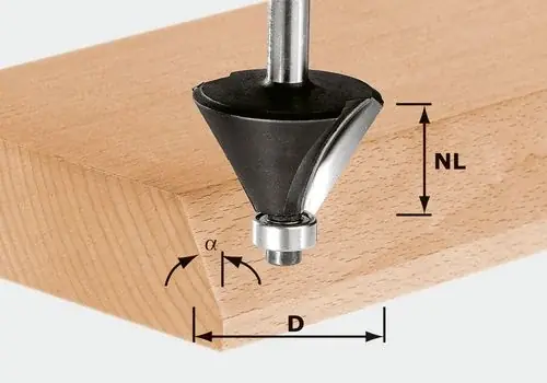 Highlight Festool Fasefräser HW S8 D25,7/25,7/15°