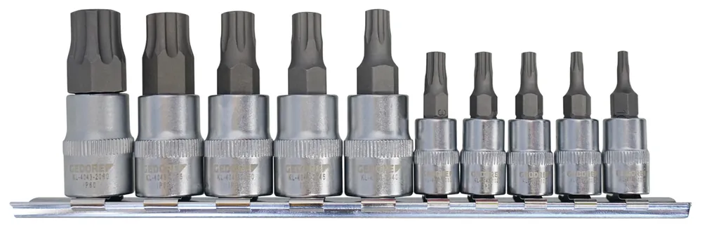 Jetzt Bestellen Gedore Schraubendreher-Einsätze Satz, 1/4" + 3/8", IP TX-Plus, 10-teilig