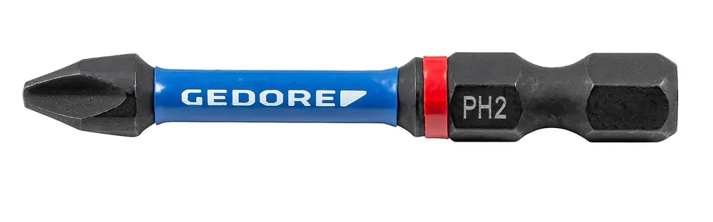 GEDORE Torsions-Bit-Satz Kreuzschlitz PH 2 Länge 50 mm Heißes Angebot