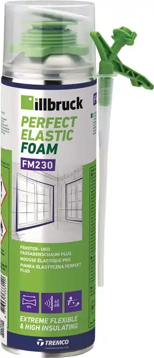 1K-Fenster- u.Fassadenschaum+ FM230 500ml B2 weiß Dose ILLBRUCK VE: 12 Stück Echt