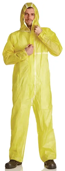 Chemikalienschutzoverall ProSafe® 4 Gr.L gelb PSA III DS SafetyWear Saisonangebot
