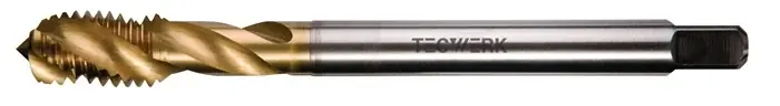 Preisreduziert Maschinengewindebohrer DIN 376C M27x3mm HSS-Co TiN 6H TECWERK