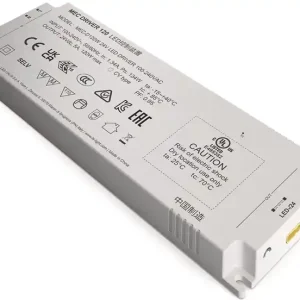 Preisreduziert LED Konverter 100-240 V/AC 24V DC L.210mm 120 W weiß glatt L&S