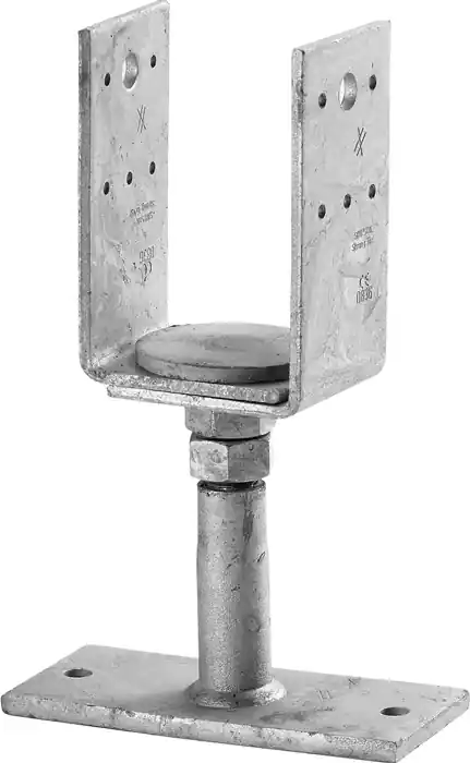Kracherpreis Stützenfuß PPB80G-R 80x80x8mm STA verz.z.Schr.