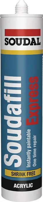 Abverkauf Füllspachtel SOUDAFILL EXPRESS weiß DIN 4102,Teil 4:B2 310ml SOUDAL VE: 15 Stück