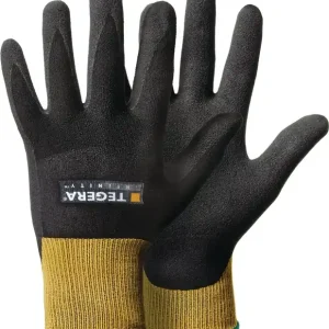 Rabatt Handschuhe TEGERA® INFINITY 8801 Gr.9 schwarz/gelb Nylon,Spandex VE: 6 Paare