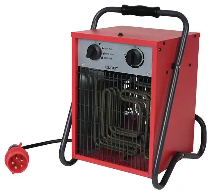 Sofort Bestellen Elektroheizer 190 m³/h 0/2500/5000 W 16 A EUROM