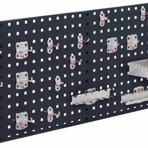 Lochplatte B450xL1000mm grau 18 tlg.RASTERPLAN Highlight