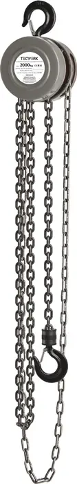 Aktuell Kettenzug Trgf.2000kg Hubh.3m m.Traghaken Gerät m.Ketten (für Normalhub) TECWERK
