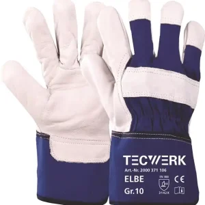 Finale Aktion Handschuhe Elbe Gr.10 blau EN 388 PSA II TECWERK VE: 12 Paare