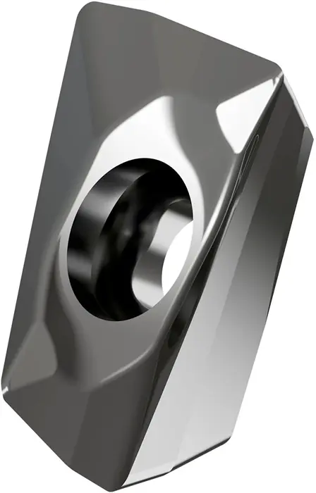 Top-Seller Fräswendeschneidplatte ISO ADEX 160604FR-FA:HF7 Bohrungs-D. 4,5mm Farbe Silber VE: 10 Stück