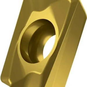 Ausverkauf Fräswendeschneidplatte ISO ADMX 070204SR-M:M6330 D.2,2mm PVD beschichtet Gold VE: 10 Stück