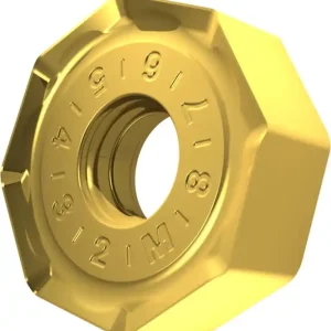 Online Kaufen Fräswendeschneidplatte ISO ONMX 060508SR-M:M8340 D.5,7mm PVD beschichtet Gold VE: 10 Stück
