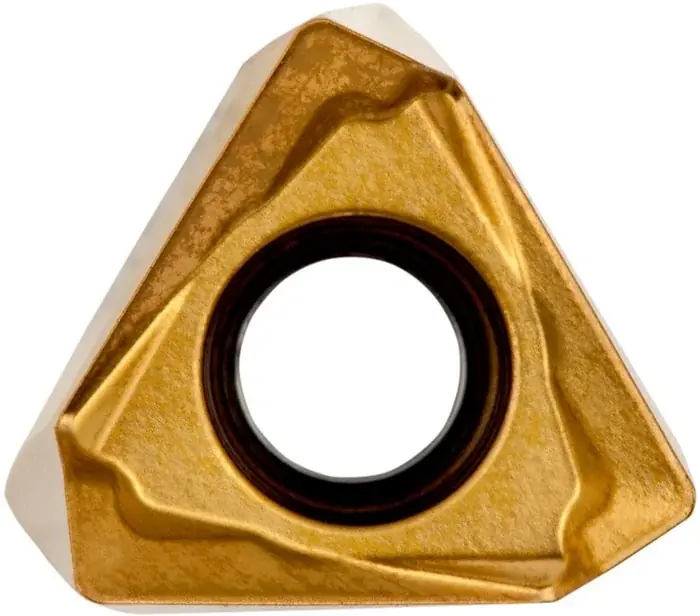 Top-Angebot Fräswendeschneidplatte ISO TNGX 100402SR-F:M8330 D.2,8mm PVD beschichtet Gold VE: 10 Stück