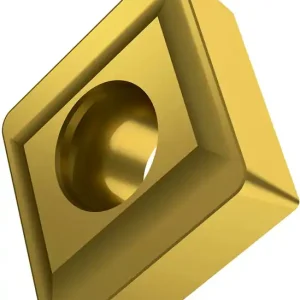 Wendeschneidplatte ISO CCMX 060304S-TS1:M8330 D.2,8mm PVD beschichtet Farbe Gold VE: 10 Stück Ausverkauf