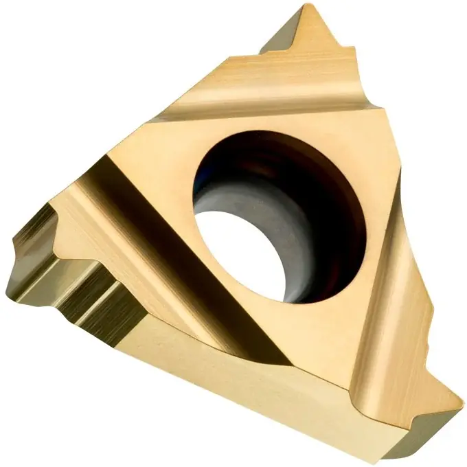 Solange Der Vorrat Reicht Gewindedreh-Wendeschneidplatte ISO TN 16NR140W:T8030 Innenkreis-D. 9,525mm PVD VE: 5 Stück