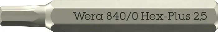 Preis Gesenkt Bit 840/0 Micro 2,5mm L.30mm WERA VE: 10 Stück