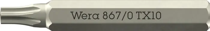 Bit 867/0 Micro TX 10 L.30mm WERA VE: 10 Stück Abverkauf