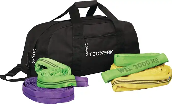 Rundschlingen-Set 10-tlg.TECWERK Neu
