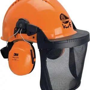 Waldarbeiterkombination G3000M orange UV-stabilisiertes Material EN 397 EN 352-3 Günstig
