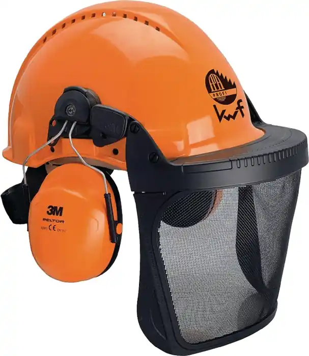 Waldarbeiterkombination G3000M orange UV-stabilisiertes Material EN 397 EN 352-3 Günstig