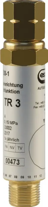 Neu Im Sortiment Sicherheitseinrichtung f.Druckregler G1/4Zoll RH Sauerstoff 2-4131-111-131 ESZET